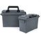 GUGULUZA Munitionsbox Munitionskiste Kunststoff für Pistole Gewehr Schrotflinte Patronen Munition Behälter Combo 2 Pack