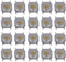 Interruptor de botón táctil de 200 paquetes, Cabezal de latón con botón momentáneo SMD a prueba de agua, Rango de voltaje 0-440V, 4 mm x 4 mm x 1.5 mm, Pie de 4 pines