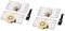 2 Set Schiebetür Rollen beschlag, Möbelrollen Durchmesser Rad Möbel Schiebetür Roller, für Kleiderschrank, Schrank, Schiebetüren