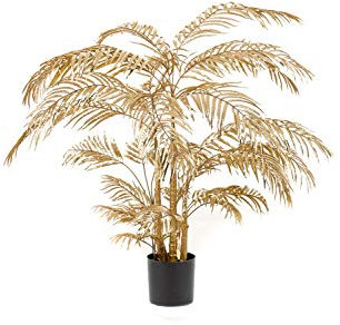 artplants.de Künstliche Areca Palme BARUNDIA, Gold, 145cm - Goldfruchtpalme künstlich/Plastikpalme