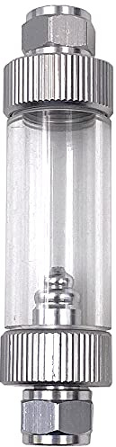 CENPEK CO2-Blasenzähler für Wasserpflanzen, Doppelkopf, Rückschlagsperre, Aquarium-Werkzeug (Doppelkopf)