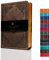 Victoria's Journals Tagebuch, Kunstleder, Vintage, Hardcover, liniertes Notizbuch, altmodisches Reisetage-Taschenbuch, Mini B6, Größe 11,9 x 16,5 cm, mattes Braun