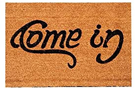 Wzxhew Welcome-Go In Ndoor Come Slip Away Fußmatte ohne Boden, 40 x 60 cm, Limettengrün, Braun