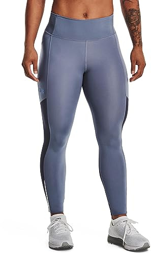 Under Armour Damen Fleece-Schnellstrumpfhose, Aurora Purple/Tempered Steel, XS