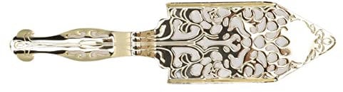 Absinth-Löffel, Edelstahl-Wermut-Cocktailbar-Glasbecher-Trinkfilter-Löffel(Gold)