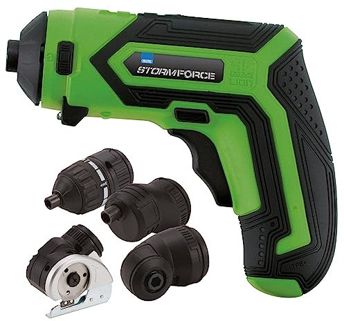 Draper 19403 Storm Force 4V Multi-Function Screwdriver and Cutting Tool, 1/4 Hex