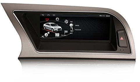 Erisin 8.8 Android 14 Autoradio GPS Navi für Audi A4 (2013-2016) Car Multimedia Unterstützt IPS Screen OEM Bluetooth DAB+ Kabelloses CarPlay Android Auto USB DVR TPMS SWC WiFi 8-Kern 4GB RAM+64GB ROM