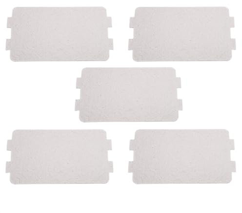 VOBOR 5Pcs Microwave Oven Mica Plate, Microwave Waveguide Cover Replacement, Universal Mica Sheet Microwave Oven Parts Waveguide Cover for Kitchen Microwave Oven