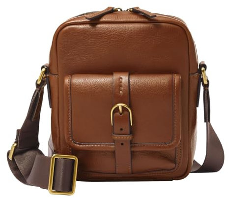 Fossil Tasche für Herren Camden Eco Leder N/S Umhängetasche, MBG9600210 - 15,2 cm L x 6,4 cm B x 20,3 cm H