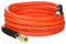 YOTOO Hybrid-Luftschlauch, 1,9 cm x 3,4 m, 300 PSI, robust, leicht, knickfest, Allwetter-Flexibilität mit 1/4 Zoll Messing-Außenbeschlägen, Biegebegrenzer, Orange