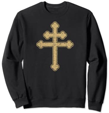 Magnum-Ring mit Kreuz von Lothringen, Tempel, Freimaurer, Magneum-Ring Sweatshirt