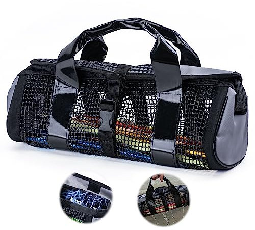 Goture Angel-Jig-Tasche, tragbare Ködertasche, Angelausrüstung, Zubehörtasche, Jig-Tasche, Salzwasser, Süßwasser, Jig-Aufbewahrungstasche für Blei, vertikale Vorrichtungen, Jigs, Speed Jigs