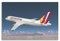 ZENGYL Luftfahrt-Poster A320, weißes Flugzeug-Poster, dekoratives Gemälde, Leinwand, Wandposter und Kunstbild, modernes Familien-Schlafzimmer, Dekor-Poster, 20 x 30 cm