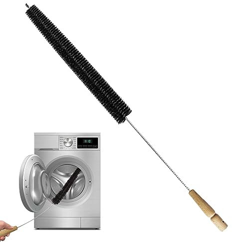 Visiblurry Refrigerator Coil Cleaning Brush - Dryer Vent Cleaning Brush,Air Duct Cleaning Tools for Dryer, Refrigerator, Washer, Dryer Vent Cleaning Kit with Lint Remover