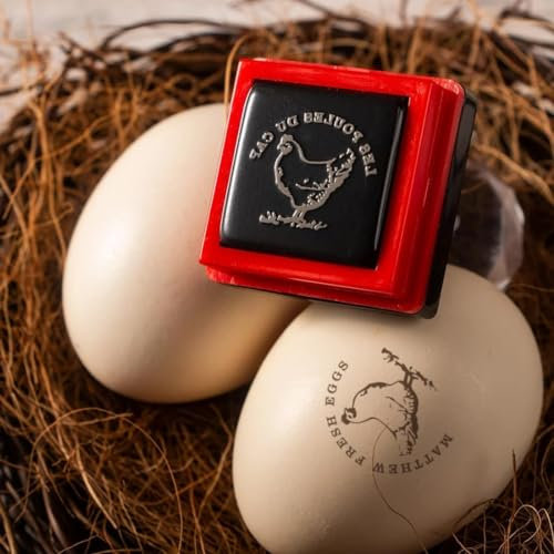 Individueller Eierstempel, Frische-Ei-Stempel, Personalisierter Eierstempel, Individueller Logo-Stempel, Eierstempel, Eierkarton-Stempel, Bauernhof-Ei-Stempel