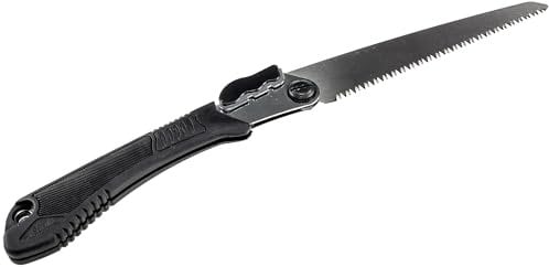 ChiliTec Klappsäge 43cm Astsäge Sicherheitsverschluss 21cm Sägeblatt 24cm gummierter Griff Säge grobe Zahnung Frischholz Feuerholz für Outdoor Camping