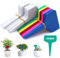 Piuluvor® 200 Piezas Etiquetas Plantas de Plástico 10 × 6 cm Etiquetas para Plantas Forma de T Etiqueta de Planta Impermeable para Semillas Flores Verduras