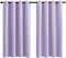 Wambere 1 Stück Gardinen Oesengardinen Blickdichte Vorhänge Curtain Verdunkelungsvorhänge mit Ösen Thermo Vorhang Fensterdekoration für Schlafzimmer Kinderzimmer Wohnzimmer,Helles Lila,86x114cm