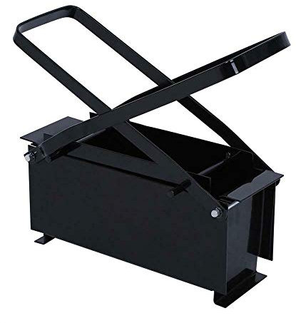 Haofy Machine à Bûches de Papier, Presse à Briquettes de Papier Manuelle, Machine à Briques de Recyclage pour Poêle à Feu, 10x5x3.2 Pouces