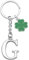 YJYJZX Porte-clés lettre initiale pendentif, porte-clés cadeau amis soeurs, argent A-Z 26 lettre initiale pendentif porte-clés - cadeau femme homme anniversaire, porte-clés (G)