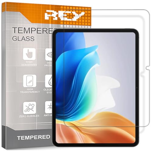 REY 2X Protector de Pantalla para OPPO Pad Neo 11,4, Cristal Vidrio Templado Premium, Tablet