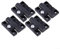 Lot de 4 charnières de rechange en plastique souple pour la maison
