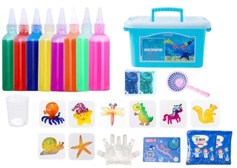 Magic Water Elf Toy Kit, 3D Magic Water Elf, DIY Magisches Wasser Gel 60ML, Aqua Fairy Toy Set für Jungen und Mädchen