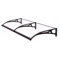 XMLYSMYS Marquise de Porte D’Entrée Moderne, Auvent de Porte et Fenêtres, Protection UV, Pluie et Neige pour Porche, Patio et Terrasse(80x160cm/31.5x63in)