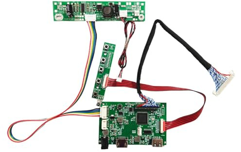 VSDISPLAY H/D USB-LCD-Controller-Board für 21,5 Zoll 23,8 Zoll 1920 x 1080 30 Pin LVDS LCD-Bildschirm T215HVN01.0 M215HW03 V1 V2 M215HGE-L23 M215HTN01.1 LM238WF5-SSA1 LM238WFR 1-SLE3, unterstützt Bild