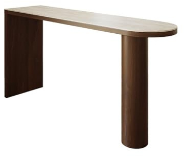 NexaGeniX ﻿ Bartisch für Garten Barhöhe Pub Tisch mit stabilem Holzrahmen Rechteckiger Esstisch for Küche & Esszimmer, Wohnzimmer mit Stauraum(200 * 45 * 105cm)