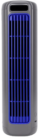 Zunate Ventilateur de Climatiseur Portable, Ventilateur de Refroidissement à 3 Niveaux de Vitesse avec écran Tactile LED, Mini Refroidisseur d'air de Bureau pour la Maison, le Bureau, la Chambre à