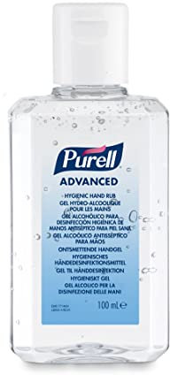 PURELL ADVANCED HAND SANITISER GEL 100mL. Flip Top Bottle. Hand Sanitizer Gel kill 99.99% of most common germs. 70% alcohol formulation with moisturisers. Exceptional antimicrobial efficacy