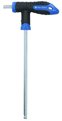 H6 T-Handle 6mm Hex Screwdriver Allen Key 150mm Tool Chrome Vanadium Steel