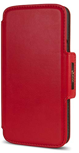 Doro 8050 Étui avec Portefeuille et Poches pour Cartes de crédit (Rouge)