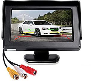 CLICLED Monitor TFT LCD da 4.3 regolabile display per retromarcia auto parcheggio 043 PAL/NTSC