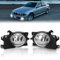 TangMiGe Nebelscheinwerfer für BMW E39 5er, (525i 530i 540i), 09/2000-06/2004, H8 12V 35W, 1 Paar, Klar Objektiv
