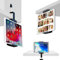 TFY Support de Fixation Universel avec Pince pour étagère de Bureau, Compatible avec iPad Pro Air Mini, iPhone, Galaxy Tabs, Plus de tablettes de 7 à 10,5 Pouces et téléphones de 5 à 6,5 Pouces