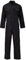 Mens Heavy Duty Boilersuit Regular Adults Workwear Boiler Suit Popper Front Coverall Elastic Waist Overall(Black Large)