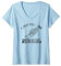 Forrest Gump: Ich hatte einfach Lust zu laufen T-Shirt mit V-Ausschnitt