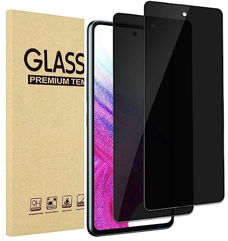 JMDZDL Sichtschutz für Samsung Galaxy A53 5G Schutzfolie, [2 Stück] Anti-Spähen Panzerglasfolie für Samsung A53 5G Anti-Spy Displayschutzfolie 9H Härte Gehärtetes Glas Full Screen Blickschutzfolie