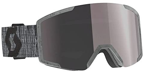 Scott Shield Recycled Goggle Grau - Recycelte Moderne Ski- und Snowboardbrille, Größe One Size - Farbe Raw Grey - Enhanc