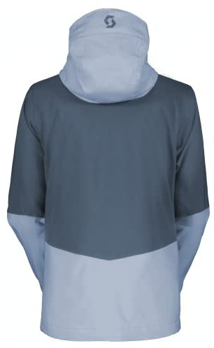 Scott W Ultimate Dryo 10 Jacket Colorblock-Blau - Daunen Warme wasserdichte Damen All-Mountain Skijacke, Größe L - Farbe