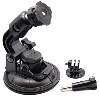 DesignUniverse Support Pare-brise Support Téléphone Compatible avec QuadLock et GoPro