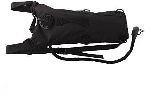 Zerodis Wasserblasen-, 3 L Oxford-Stoff, Wasserdicht, Freihändig, Verschleißfest, Trinkrucksack, Atmungsaktiv, Zum Laufen (Schwarz)