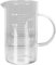 Taza medidora Taza de agua transparente Vaso medidor de vidrio para el hogar con taza de vidrio Taza de leche resistente al calor para cocina o restaurante, fácil de leer Suministro de cocina