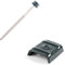 Vis pour bac acier et cavalier 6,3x100 mm RAL 7016 gris anthracite kit pour sommet de nervure par 20