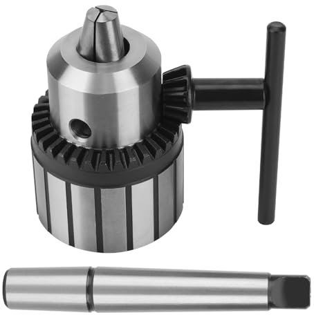 Drechsel-Drehmaschinen-Bohrfutter, 3–16 mm Kapazität, Bohrfutter-Adapter, MT2-Griff, Lieferung mit Bohrfutterschlüssel, für Bohrfutter-Adapter, Umwandlungswerkzeug, Bohrer-Zubehör