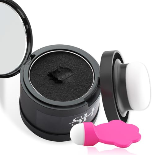 Root Touch Up Dark Brown,gowwim Root Cover Up Quick Stick,Instant Root Concealer to Cover Roots and Grays. (Black 1)