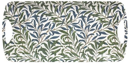 The Leonardo Collection William Morris Willow Bough Vassoio medio per piatti da portata | Vassoi da portata per accessori da cucina | Piatto da portata per servire cibo e tè | Vassoi di design per