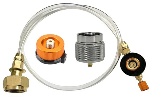 Gas Canister Refill Adapter 3Pcs/Set Propane Isobutane Butane Refill Adapter Portable Camping Stove Gas Canister Fill For Butane Camping Accessories